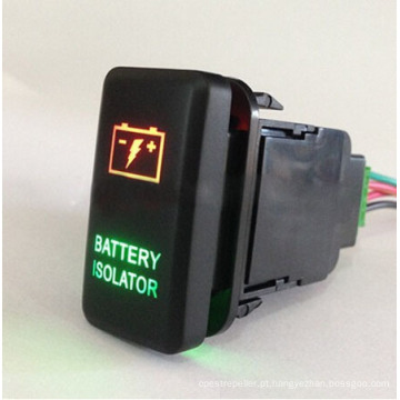2.1A duas luzes LED interruptor de botão de gravação a laser para Toyota Series